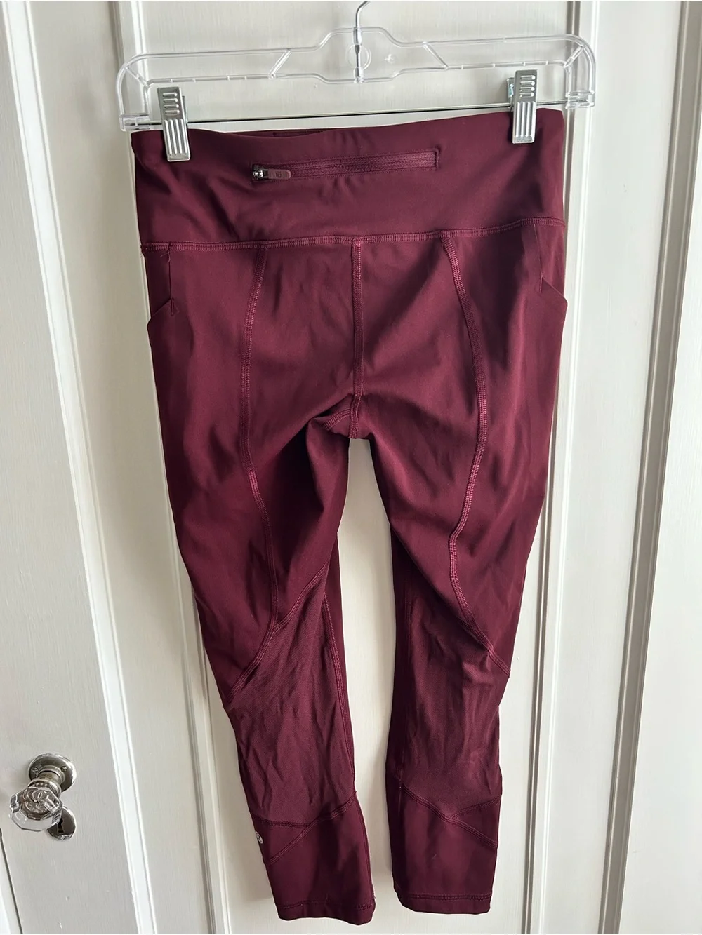 Lululemon Pace Rival Crop in Dark Adobe Size 4